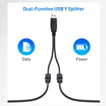 Cable Matters 2-Pack, USB 2.0 Y Splitter