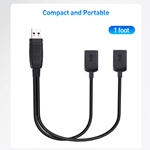 Cable Matters 2-Pack, USB 2.0 Y Splitter