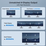 Cable Matters USB-C® MST Adapter with Power Delivery