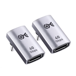 Cable Matters 2-Pack, 40Gbps USB-C Right Angle Adapter