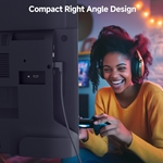 Right Angle DisplayPort 1.4 Cable