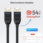 VESA Certified DisplayPort 2.1 DP54 Cable