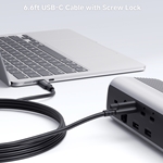 USB4 20Gbps Cable with Top Screw Locking