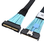 MCIO x16 124 Pin Cable - 2.8 ft/0.85m