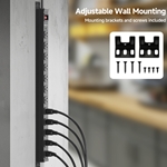 [ETL Certified] Wall-Mountable 12 Outlet Power Strip