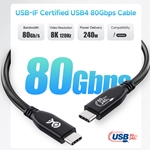 USB-IF Certified 80Gbps USB4® Cable