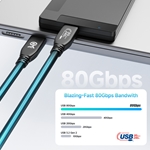 USB-IF Certified 80Gbps USB4® Cable