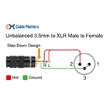 Cable Matters 3.5mm (1/8 Inch) TRS to XLR Cable (Male to Male)
