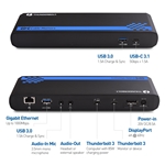 Cable Matters [Intel Certified] Thunderbolt 3 Dock with DisplayPort and 85W Charging
