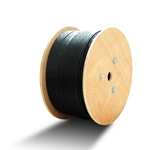 Cable Matters Cat6 UV-Resistant PE UTP Solid Bulk Cable in Black - 1000 Feet