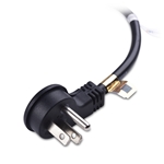 Cable Matters 2-Pack Low Profile Flat Plug Extension Cord (NEMA 5-15P to NEMA 5-15R)