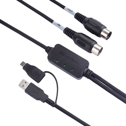 usb-c to midi interface cable-fly kan