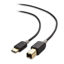 Cable Matters Cable Imprimante USB C 2m (Cable USB B Vers USB C, CÃble USB  Type C vers B pour imprimante) en Noir 