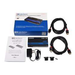 PNI Répartiteur HDMI Premium 4K/2K 4 Ports Noir